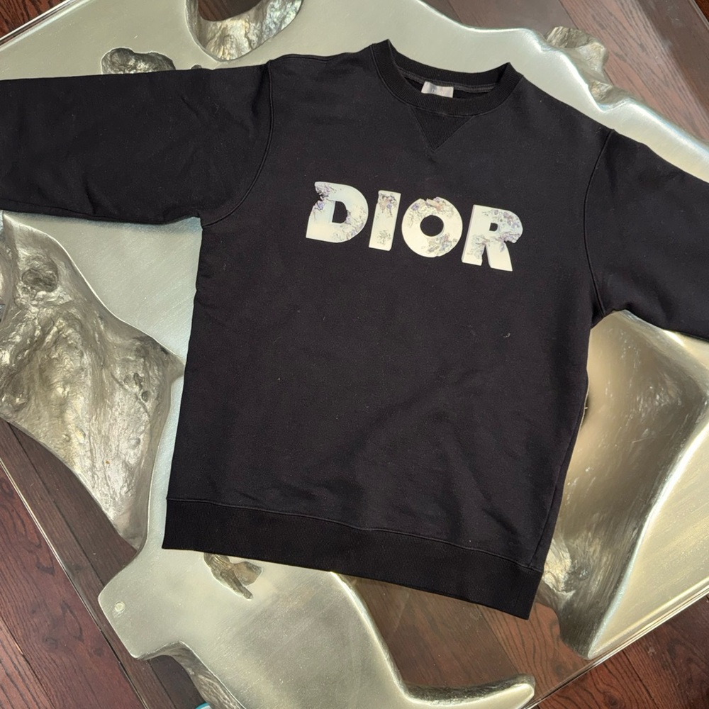 Dior Men's Black Crewneck Sweater
